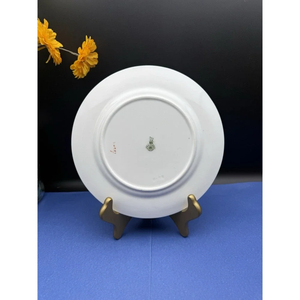 Royal Doulton Old English Coaching Scenes‎ Salad Plate Mail Coach Departure Vtg